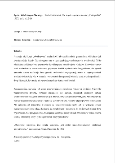 Na tropie współczesności